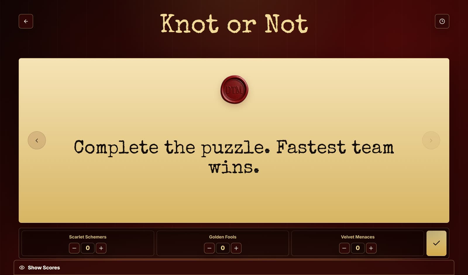 Knot or Not, part 2: now solve the puzzle, fastest team wins